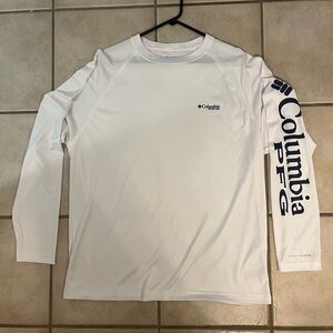 Columbia Men's White PFG Shirt